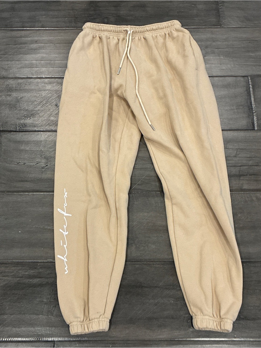White Fox Boutique Tan Joggers - Size Small